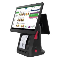Caisse Enregistreuse Tactile NF525 Design Double Ecran - Sans Abonnement